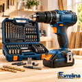 Evrelina Cordless Drill and Driver Home Project Kit — main view