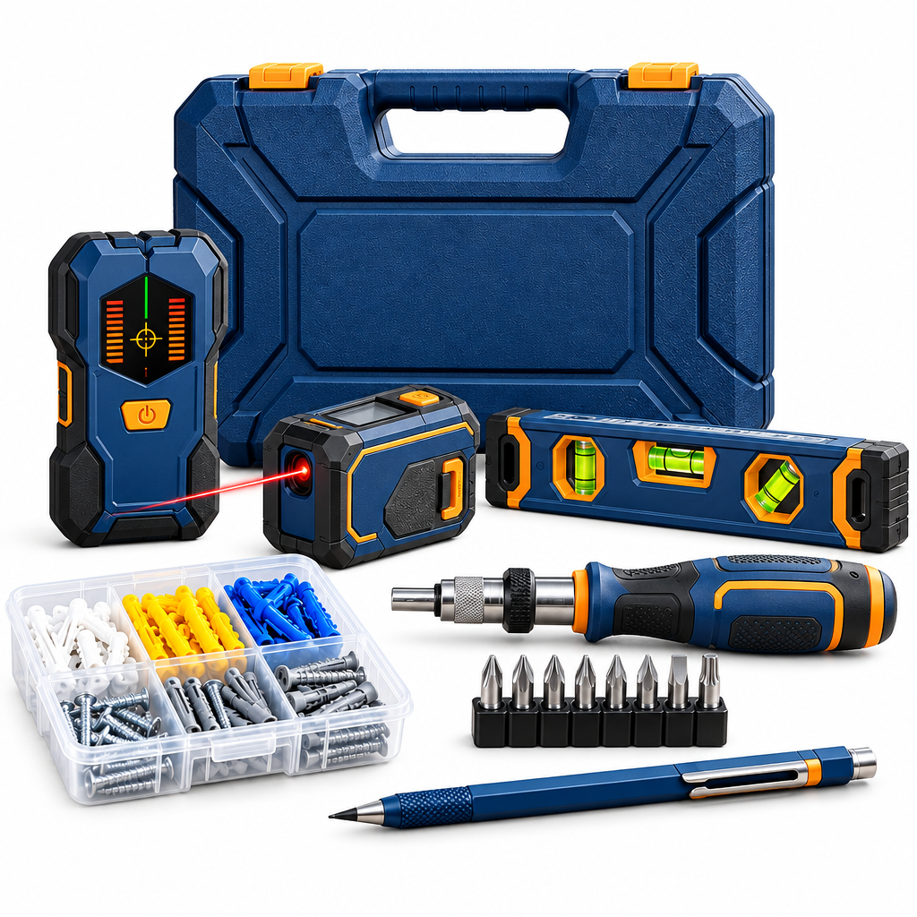 Evrelina Wall Mounting and Alignment Tool Kit — white view