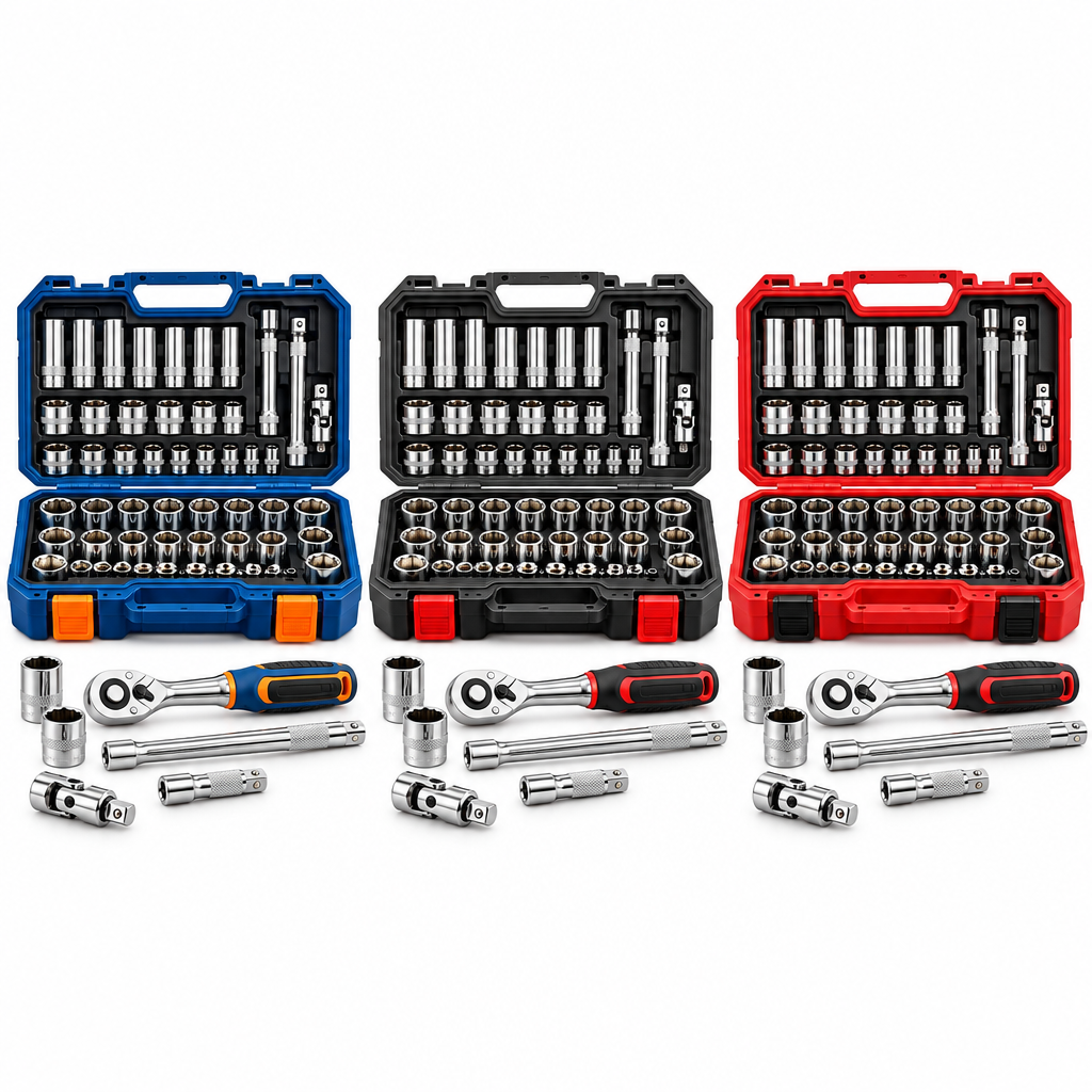 Evrelina Chrome Ratchet and Socket Repair Set — sku view