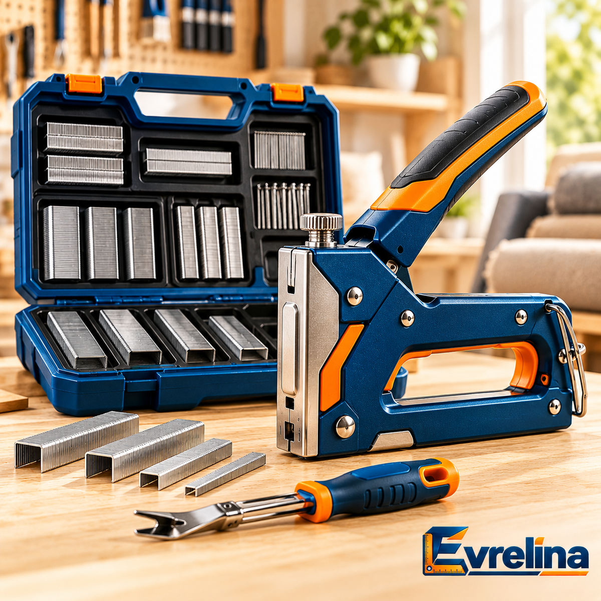Evrelina Heavy-Duty Staple Gun and Fastener Kit — main view