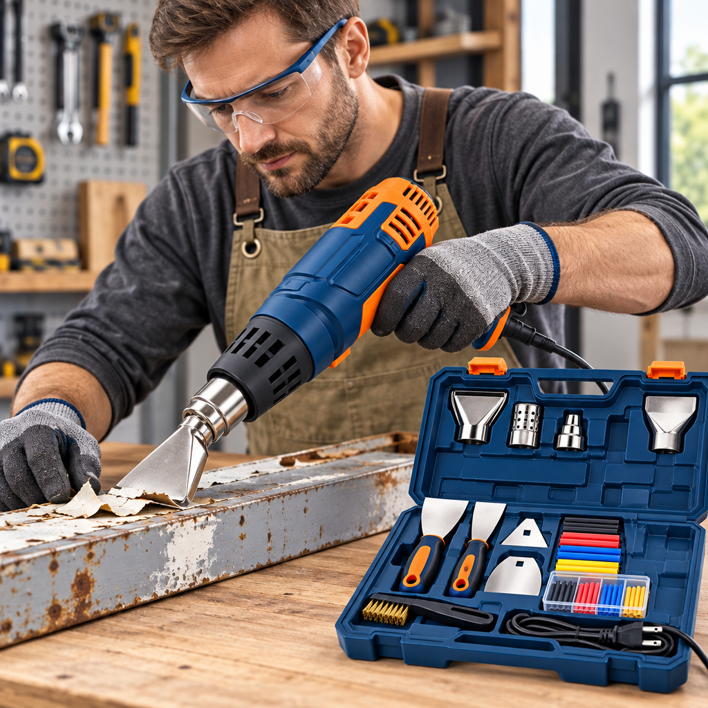 Evrelina Professional Heat Gun and Surface Repair Kit — lifestyle view