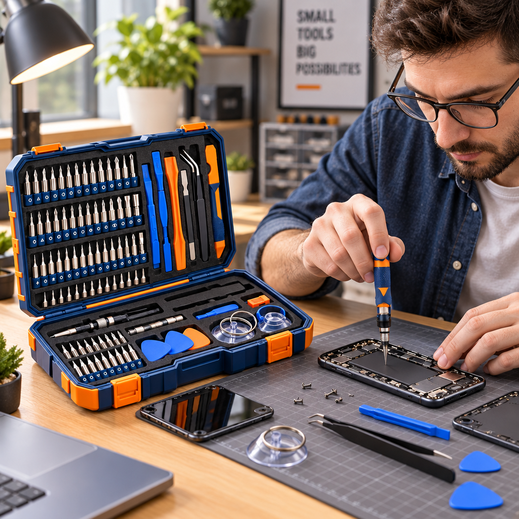 Evrelina Precision Electronics Screwdriver and Repair Kit — lifestyle view