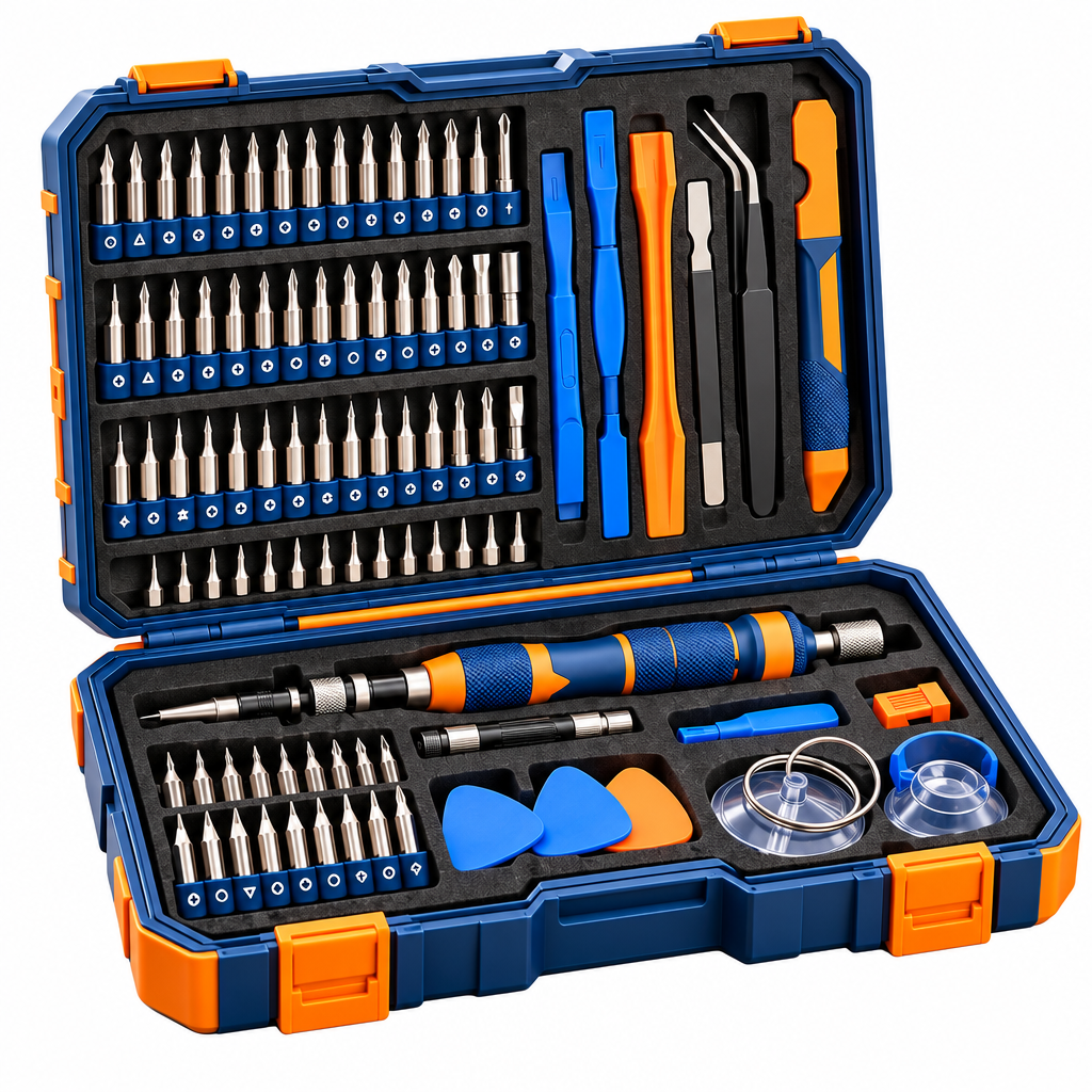 Evrelina Precision Electronics Screwdriver and Repair Kit — white view